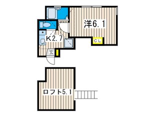 プラムハイツの物件間取画像